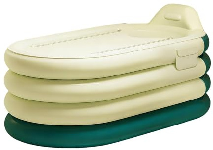Bañera inflable, 140 x 84 x 51 cm, herramienta de lavado con bomba de pie, bañera inflable para adultos, bañera inflable para piscina, , relajante, apartamento, hogar, hotel, accesorios para