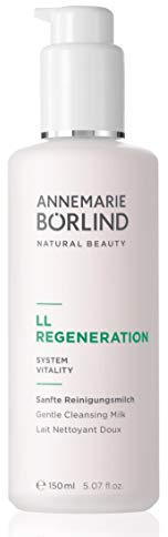 ANNEMARIE BÖRLIND LL REGENERATION Sanfte Reinigungsmilch (150ml) - Vegane Gesichtsreinigung für Trockene und Anspruchsvolle Haut, Stimuliert Zellerneuerung, Mit Johanniskraut & LL-Biokomplex