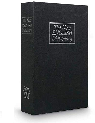 Buchtresor mit Zahlenschloss Wörterbuch Diversion Buchsafe,Buch Wörterbuch Lock Box, Tragbarer Buch-Tresor,ideal für die Speicherung von Geld