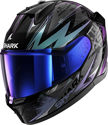 SHARK Unisex D-SKWAL 3 Blast-R Integralhelme Motorrad, KGX, L