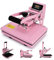 Heat Press Machine for T-Shirts, 30x23 cm Heat Press Up to 250℃(482℉) with Digital Control Dual Heating Tubes, Multipurpose Heat Transfer Machine for T-Shirts Mouse Pad Handbag Pillow Case Phone Case