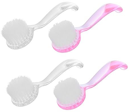 Beaupretty Brosse À Ongles Avec Manche Long Brosse De Nettoyage Douce Pour Manucure Idéale Pour Éliminer Poussière Et Résidus Outil Pratique Pour Soin Ongles À Domicile