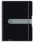 Herlitz 11293073 Spiralblock A4 to go, Holzfreies Papier, 80 Blatt, schwarz, 2 Stück