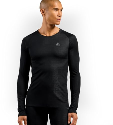 Odlo Camiseta Interior Hombre Manga Larga Active F-Dry Light I Camiseta Funcional