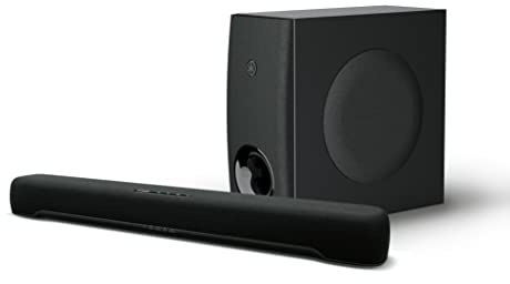 Yamaha Audio SR-C30A Compact Sound Bar with Wireless Subwoofer and Bluetooth, Black
