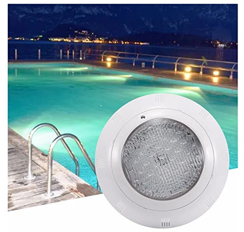 LGJEGD Pool Led Lichter for Inground Pool, 6-54w IP68 Waterproof Low Voltage 12V Pool Fontänen for Inground Pools (Color : 1-White Light, Size : 54w)