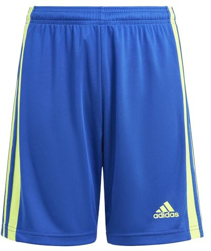 Adidas Niños Squadra 21 Shorts, Team Royal Blue/Team Solar Yellow/Team Royal Blue, 5-6 Years