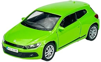Welly Volkwagen Scirocco Coupe Grün 3. Generation ab 2008 1/34-1/39 Metall Modell Auto Die Cast Neu im Kasten