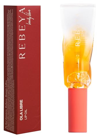 Ola Libre Lip Oil - Olio Labbra Idratante, Nutriente e Non Appiccicoso, Effetto Glow, Aroma Miele - Made in Italy