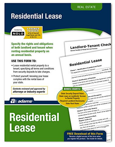 Adams Bail résidentiel, formulaires et instructions [Imprimés et téléchargeables] (LF310)