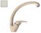 CLICLED Rubinetto miscelatore a canna cucina sabbia beige lavello monocomando fontana YASTA