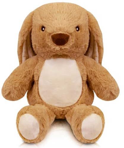 Milaboo® Kuscheltier Hase 20 cm – liebevolles Design – Kuschelweiches Plüschtier in Beige – Sicher und Schadstoffgeprüft