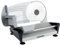 Mesko MS4704 Cortafiambres Eléctrico Loncheador Rebanador de Embutidos y Pan, Grosor de Corte Ajustable hasta 15mm, Protector de Dedos, Disco Corte de Acero Inoxidable 19 cm, 400W