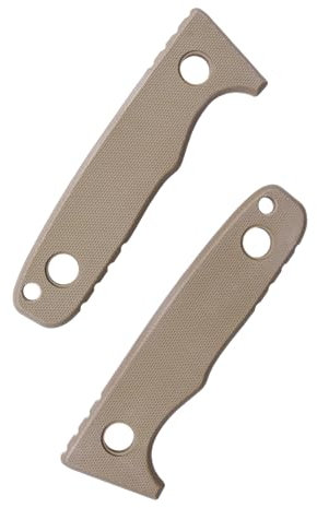 SCHNITZEL – Ersatz Griffschalen für Schnitzel-TRI aus G-10, Paar (G-10, Sand)