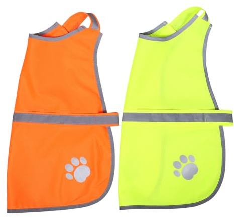 BESPORTBLE 2piezas Chaleco Nocturno para Mascotas De Alta Visibilidad Reflectante para Perros para Caminatas Nocturnas y Caza Unidades