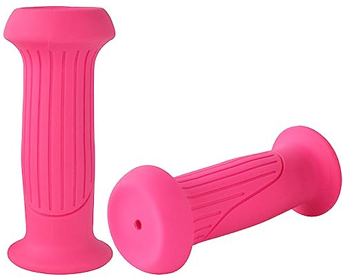 CRDARAAV 2 empuñaduras de manillar de bicicleta para niños, para BMX, niñas, niños, bicicletas, color rosa, 9,7 cm