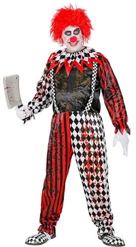 W WIDMANN MILANO Party Fashion - Costume clown tueur, cirque, clown d'horreur, Halloween