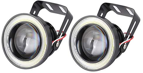 Fydun 3 Tum LED Dimljus Bil Angel Eyes Dimljus Hög Ljusstyrka IP65 Vattentät DC 12V Universal