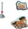 Step by Step Magic MAGS Wild Horse Ronja, 3-teilig, 2 Magnet-Applikationen und 1 Anhänger, als Ergänzung für den Schulranzen oder Vorschulrucksack