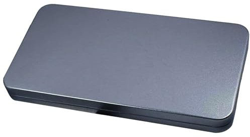 FOLODA Geldkassette aus Metall, transparentes Papier, Geldaufbewahrung, praktische Banknoten-Organisation, Werkzeug, sicherer Geldschein-Organizer, Geldaufbewahrungsbox