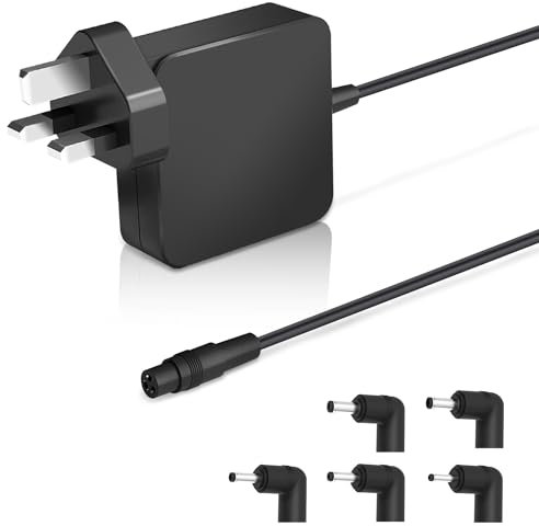 YHNXCD Universal 65W Laptop Charger Compatible With ASUS VivoBook S13/S14/S15/S17 ZenBook,Lenovo IdeaPad with 5 Tips