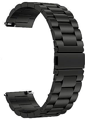 LQXHZ Titan-Metallarmband, 22 mm, 20 mm, 18 mm, 16 mm, Schnellverschluss, für Smartwatch, Ersatzarmband, Business, 22 mm, Achat