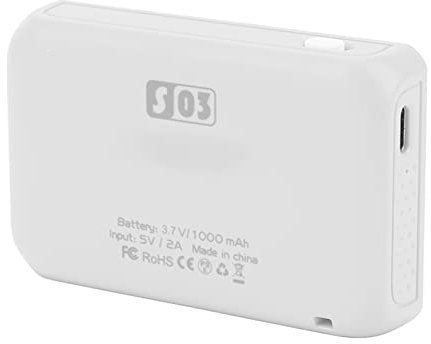 Taschenfüllendes LED-Kameralicht, 300 Lm Vollfarb-APP-RGB-LED-Videolicht mit 26 Umgebungslichteffekten 2800 K Bis 6800 K, Fotobeleuchtung für Vlog-Selfie-Stick-Stativ (White)