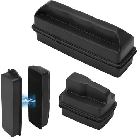 APOMOONS Aquarium Magnet Scheibenreiniger, 2 Stück Kleiner und Mittler Algenmagnet Aquarium Reiniger, Aquarium Scheibenreiniger Magnet, Scheibenreiniger Aquarium
