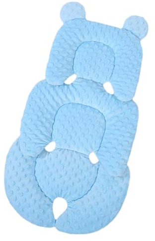 Almohadilla de cojín para cochecito, almohadilla de inserción suave para cochecito, forro transpirable, para verano, invierno, niños y niñas, alfombrilla de apoyo para la cabeza y el cuerpo para