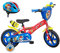 Vélo ATLAS Kinderfahrrad 12 Zoll Paw Patrol mit 2 Bremsen, dekorativer Frontplatte, Schutzblech, Gehäuse und Stabilisatoren + Helm Paw Patrol inklusive