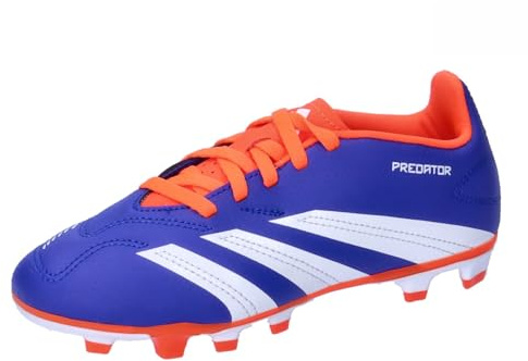 adidas Unisex - Adulto PREDATOR CLUB Football boots Flexible Ground, lucid blue/Cloud white/solar red, 44 2/3 EU