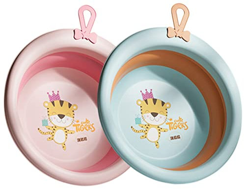 OFFSCH 2piezas Lavabo Bebe Bañera Patas Para Recién Nacidos y Fácil De Transportar