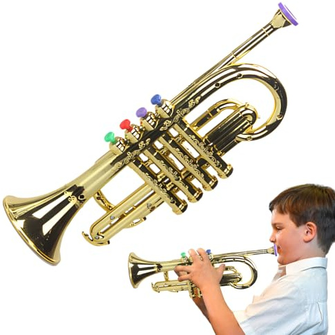Jouet de Trompette Musicale, Jouets d'instruments de Musique Trompette | Instrument à Vent pour | Instruments de Musique Parents-, Outils pédagogiques pour garçons et Filles,