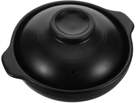 ULTECHNOVO Marmite Japonaise Terre Cuite Cocotte Céramique Avec Couvercle Pour Cuisson Soupe Ragoût Riz