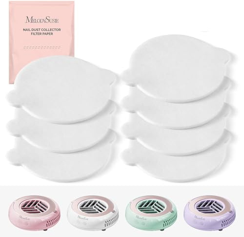 MelodySusie 210Pcs Disposable Filter Papers for HProA Nail Dust Collector