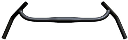 Generico Manubrio Big Flare Bar Cycle Cross Road MTB for bici Bicicletta da viaggio in fibra(620mm with logo)