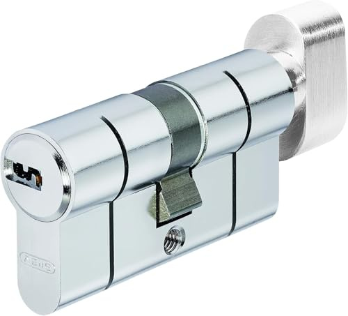 ABUS KD6PSN Knob Cylinder Z50/K50 mm Bknn Nickel-Plated