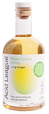 Acid League Vinegar Meyer Lemon Honey Living Vinegar, 12.7 Fl Oz