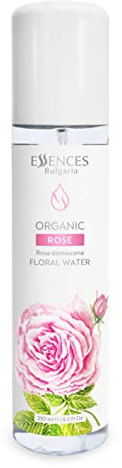 Essences Bulgaria | Eau Florale de Rose de Damas Bio 250ml | Rosa damascena | 100% Pur et Naturel | Brume de Beauté Rafraîchissante Anti-âge | Sans Alcool | Démaquillant | Hydratant | Végétalien