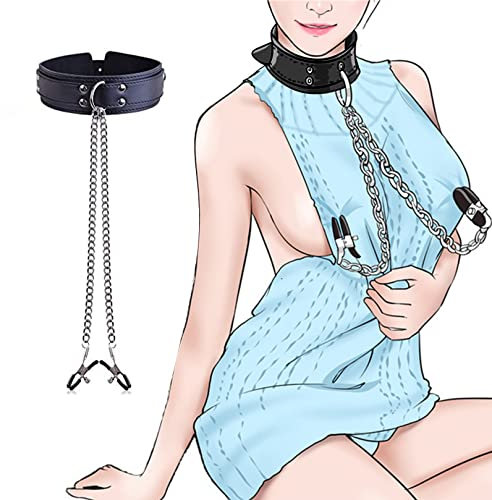 PIIKNUO Morsetti per capezzoli Capezzoli Sesso estremo Clitoride Clip Labia Catena Clip Stimolazione capezzoli Donne BDSM Capezzolo Giocare Giocattoli erotici per le donne Donne Coppie Amanti