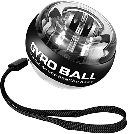 Bola de Entrenamiento de Muñeca, Bola Giroscópica De Ejercicio, Aleación PC Silicona Pelota Para Entrenamiento De La Muñeca Entrenador De Mano Giroscópico para Entrenar Mano y Brazos