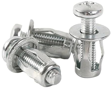 jiuxinyun 15 pz M4 M5 M6 M8 Petalo Rivetti Dado Martinetti Dadi Auto Vite di Metallo for Parete Cava Ferro Pelle Petalo Dado Lanterna di espansione(15pcs M6)