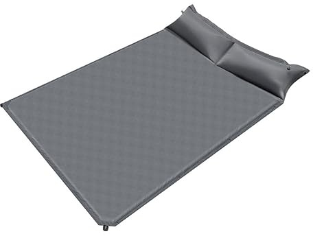 WDRENTOOL Tapis de couchage auto-gonflant pour 2 personnes - 192 x 132 cm - Matelas gonflable de camping - 50 mm d'épaisseur - Double tapis de couchage léger avec PVC de qualité supérieure - Pour le