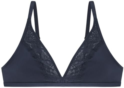 Women'secret Sujetador Triangular Halter, Azul Medio, 95B