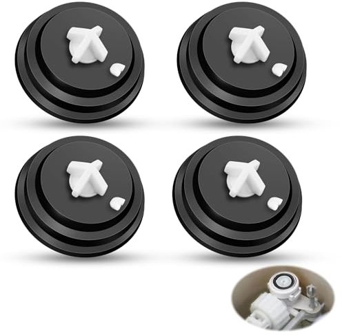 4 Pièces Joint Chasse D'eau WC,Membrane Chasse D'eau,Rondelle de Diaphragme de Vanne,Diaphragme en Caoutchouc Remplaçable pour L'Entretien des Chasses D'eau des Toilettes,Flotteur Chasse D'eau