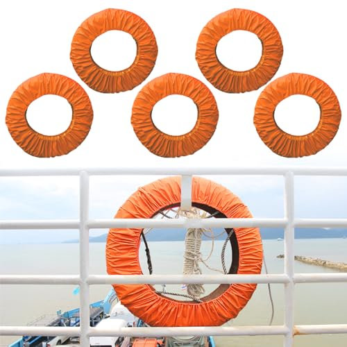 Rettungsring für Boote, Schwimmbad-Schutzhüllen, Schutz vor Schrammen und Kratzern, Zubehör, 94 cm Durchmesser (A, 5 Stück)