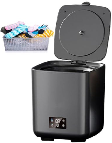 Mini lavatrice portatile, per lavanderia intelligente, con 4 modalità di pulizia, per vestiti del bambino, biancheria intima, campeggio, camper, viaggi