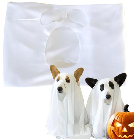 Costume de costumade pour chien | Costume blanc pour chien | Fournitures pour animaux de compagnie, vêtements pour chiot ou chaton pour tours ou friandises, promenade en plein air, accessoires photo