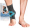 bonmedico tobillera deportiva elástica y vendaje para tobillo compresivos para correr, tobillera para esguince o fascitis plantar, apto con calcetines para pie izquierdo y derecho﻿ - XL