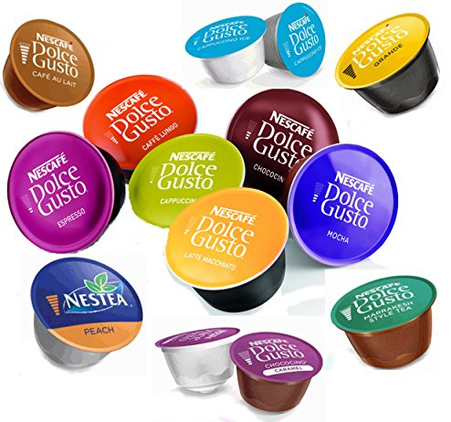 Nescafé® Dolce Gusto® Probierpaket - 42 verschiedene Kapseln / 31 verschiedene Sorten